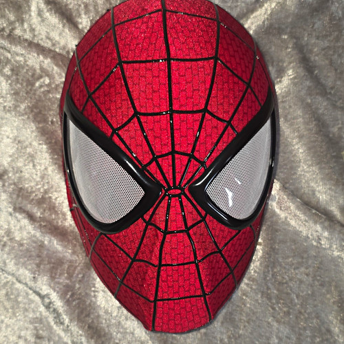 Spider man red web full - full, face
