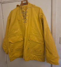 Vintage 1950s Vinco 27 Weatherbar Oilskin Sailing Smock Jacket