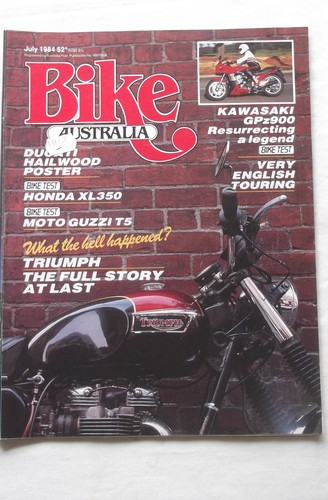 1984 bike magazine - 1984, triumph