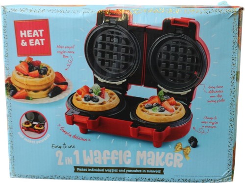 Heat eat 1 waffle - heat, maker