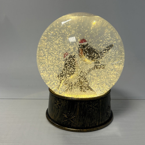 Large musical snow globe - large,