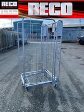  5 X REFURBISHED 3 SIDED ROLL CAGE / CONTAINER – ROLLING PALLET TRUCK WAREHOUSE 