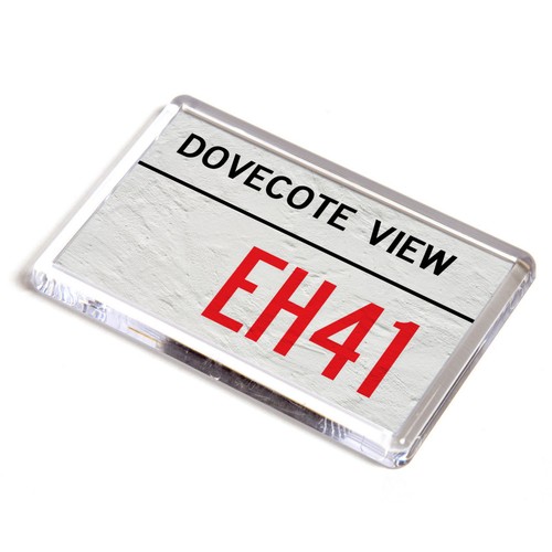Fridge magnet dovecote view - fridge,