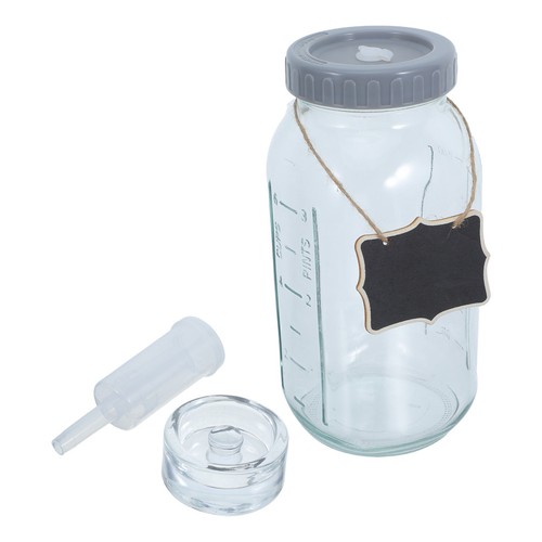 Glass fermentation jar with - fermentation,