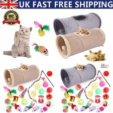 Funny Pet Tunnel Bulk Toy Kitten Stick Mouse Cats Stick Ball Cat Play Toys