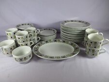 Broadhurst Ironstone Rushstone Kathie Winkle Cups Saucers Plates Sugar Bowl Jug