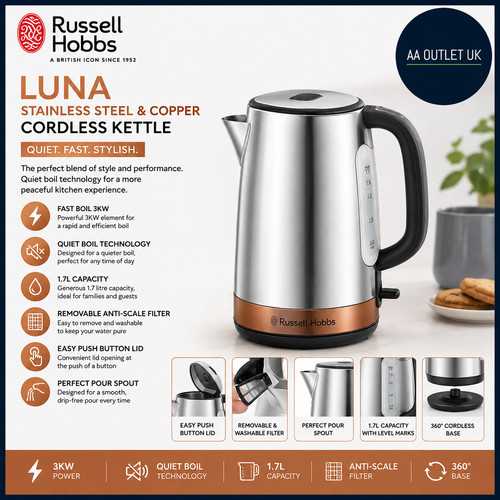 Russell hobbs luna stainless - russell,