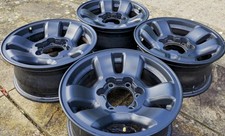 16" OEM TOYOTA CLASSIC TWIN 3 SPOKE  SATIN BLACK MATTE HIACE HILUX SURF L200 4x4