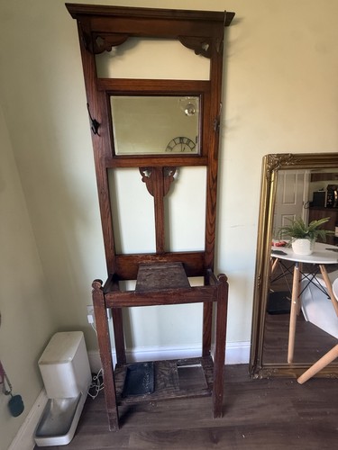 Edwardian solid oak - solid,