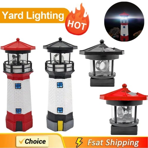 Solar powered rotating led - solar-powered,