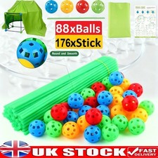 264 PCS Building Your Own Den Set Play Construction Fort Tent Making Kit for Kid