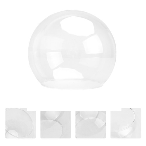 Transparent glass dome cover - glass,