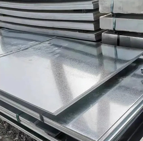 Large galvanised steel metal - large,