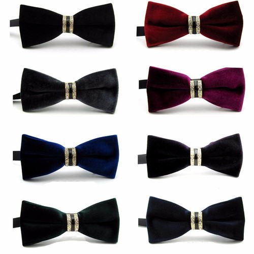 Mens solid velvet crystal - mens,