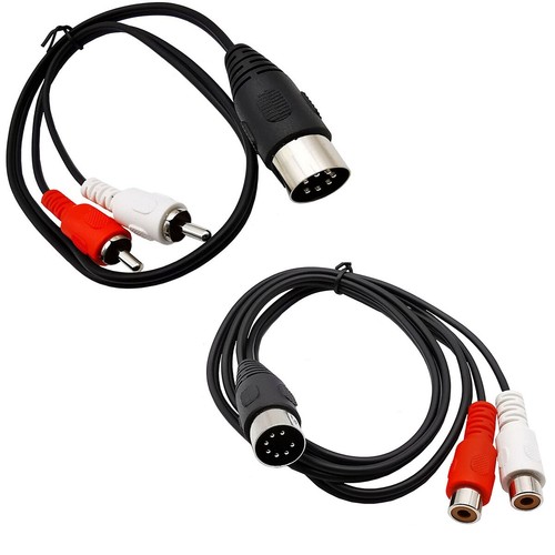 7pin din 2rca - to,