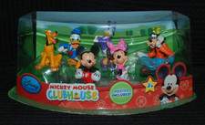 Disney Store Set of 6 Mickey Mouse Clubhouse Figures Sealed but Worn Box