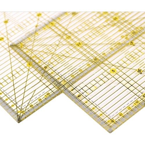 Clear mark quilting rulers - mark,