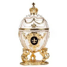 2.8" Lions Faberge Egg Replica