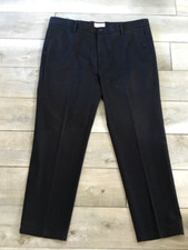 Docker Slim Tapered Black Flat Front Pockets Pants 38/29 EUC