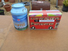 EMPTY FOOD TINS, MILK