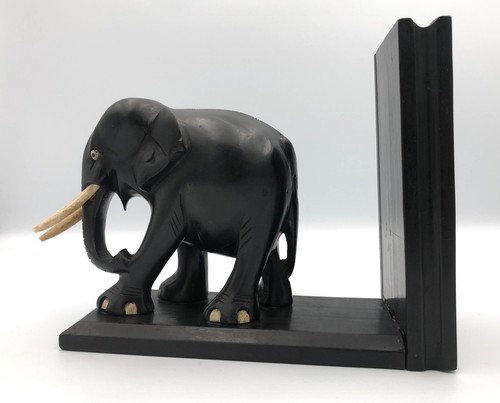 Vintage elephant bookend - vintage,