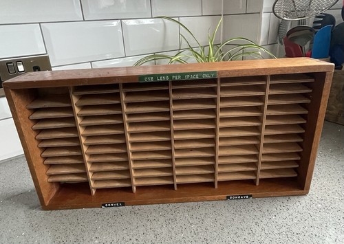 Vintage wooden opticians - vintage,