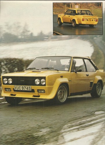 Fiat 131 rally - original, 1978