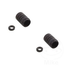 Valve Cap Set Aluminium Black 2Dcap10BK Fits Ducati GTV 350 1978-1980