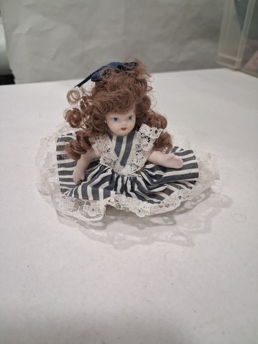 Vintage porcelain doll in - doll,