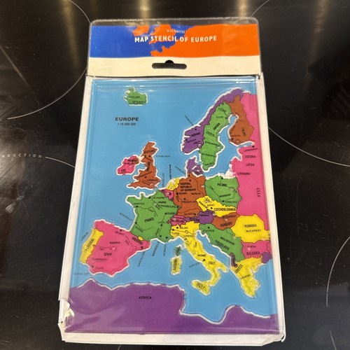 Vintage whsmith map stencil - vintage, of