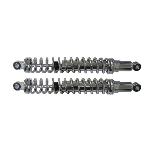 Shock absorbers chrome - chrome, rear