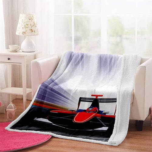 Red racing cars race - fast, 3d