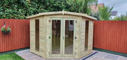 Corner house summerhouse - corner,