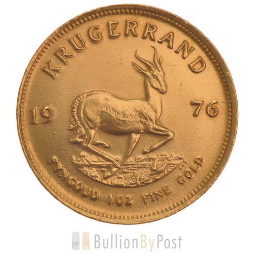 1976 krugerrand gold coin 1oz - 1976,
