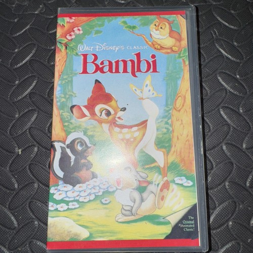 Disney vhs bambi black - vhs,