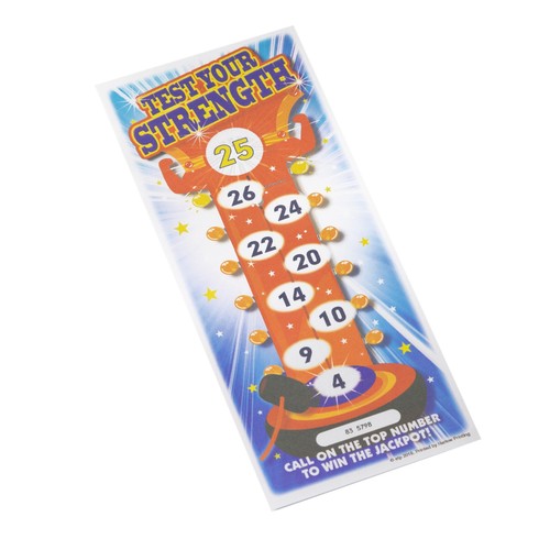 Test your strength fun bingo - strength,,