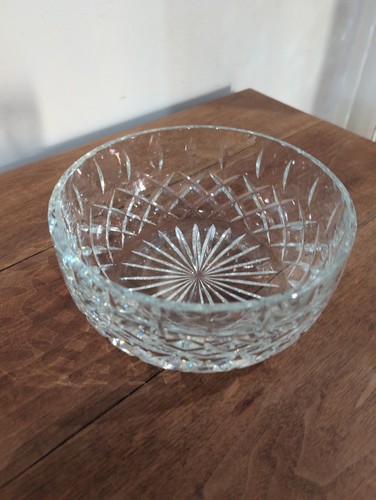 Heavy cut crystal glass fruit - cut,