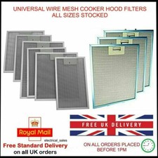 Universal Wire Metal Mesh Cooker Hood Extractor Fan Filter All Sizes Stocked esd