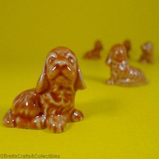 Wade Whimsies (2006/07) Wade Collectors Fair/Meet figurine - Apricot Puppy / Dog