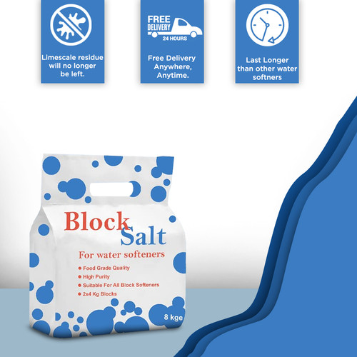 Block salt for water - block,