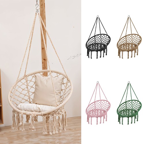 Hanging macrame hammock - hanging, chair
