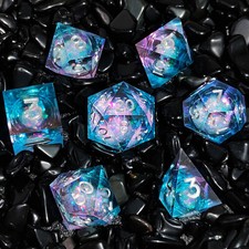 Poly DND Dice Set Liquid Core