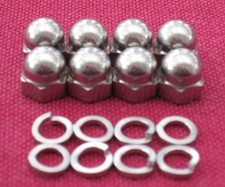 LOTUS FORD CROSSFLOW TWIN CAM  ENGINE CAM COVERS stainless DOME HEAD NUTS