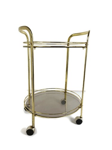 Vintage glass round - glass,