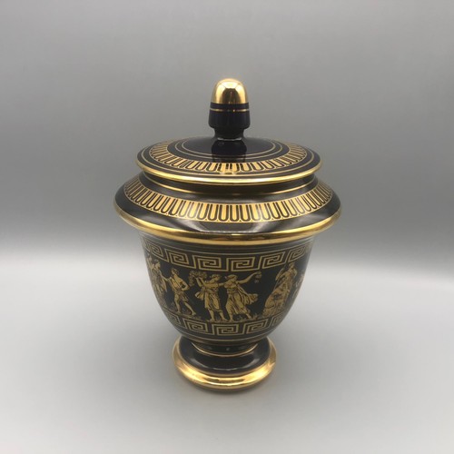 Vintage ceramic greek urn vase - ceramic,