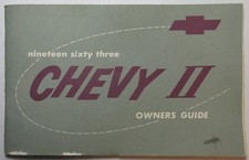 1963 CHEVY II NOVA OWNERS