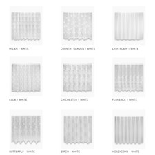 Premium net curtain white lace - net,
