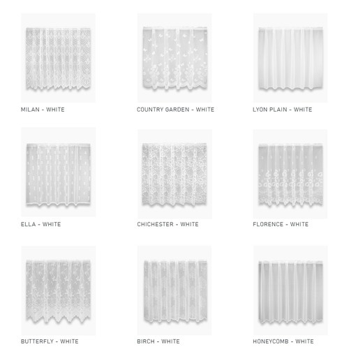 Premium net curtain - premium, lace