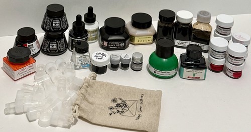 Calligraphy ink lot drawing - calligraphy,