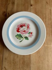 Cath Kidston Provence Blue Rose Side Plate 19cm Across